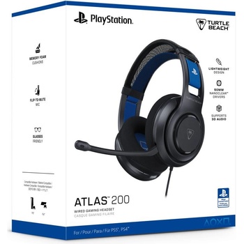 Atlas 200 Gaming Headset PS Black