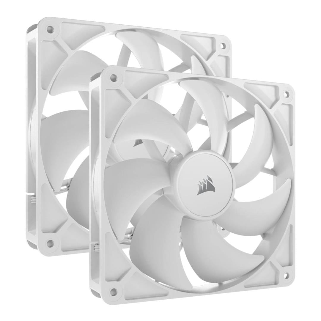 Corsair RS140 140mm PWM Fans Dual Pack – White