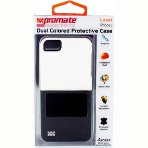 Promate White/Black Lunet iPhone 5 Durable case