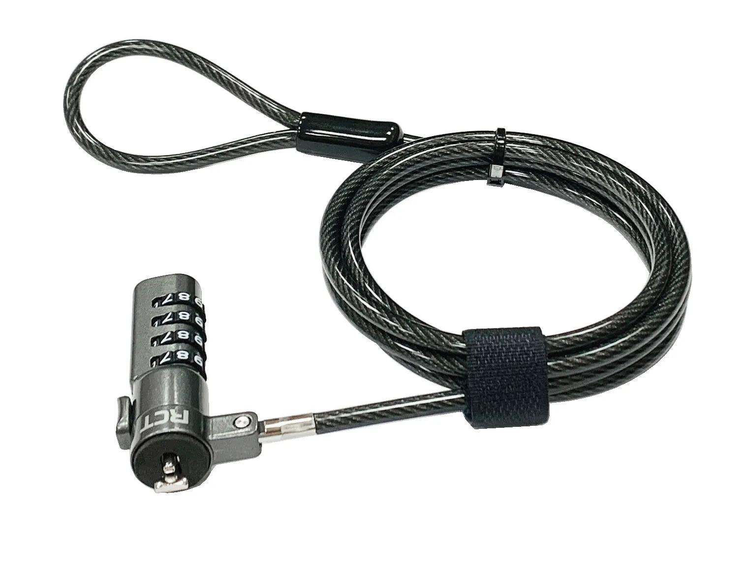 RCT 4 digit notebook security lock; T – Bar compatible with adaptor kit