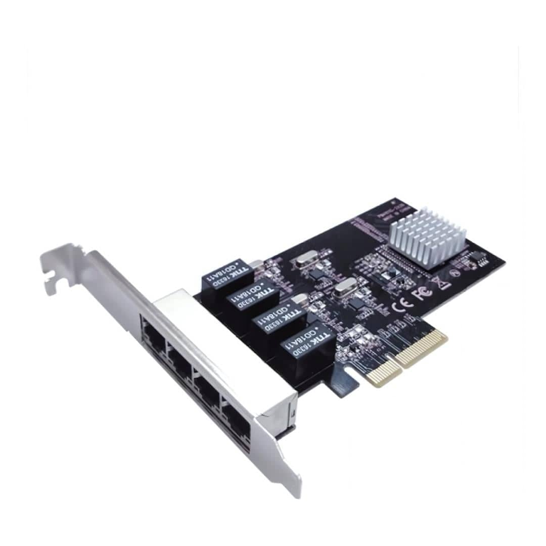 4 – Port PCIe Gigabit Ethernet Network Adapter Card