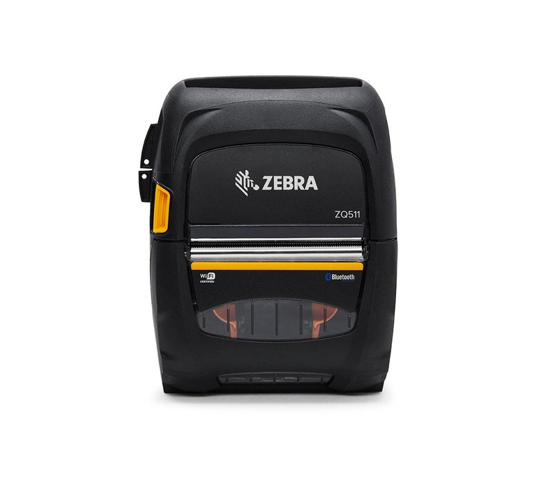 Zebra DT Printer ZQ511 media width 3.15” – 80mm; English – Latin fonts; Bluetooth 4.1; stnd battery; EMEA certs
