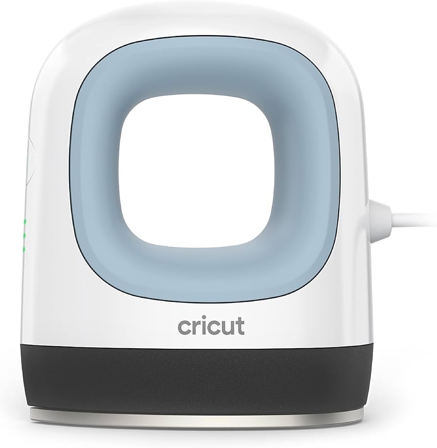 Cricut EasyPress Mini (Zen Blue) – Compact size ideal for unusually small or unique heat transfer projects – Customize unusual projects like shoes and stuffed animals – Ceramic – c