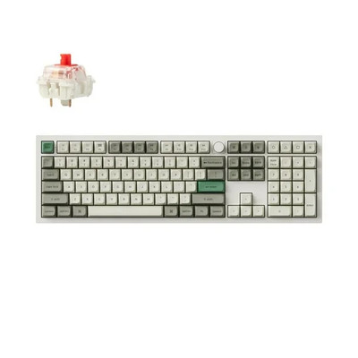 Keychron Q6 Max QMK – VIA Wireless Custom Mechanical Keyboard KSA Gateron Red Jupiter Switches – Shell White